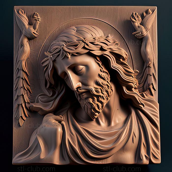 3D model st jesus (STL)